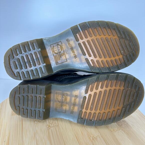 Dr. Martens 1460 Pascal Nappa Front Zip Boots Combat Black Leather Womens Size 6 - Picture 7 of 7